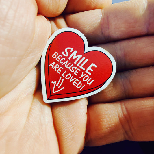 Wooden Inspirational Heart Magnet