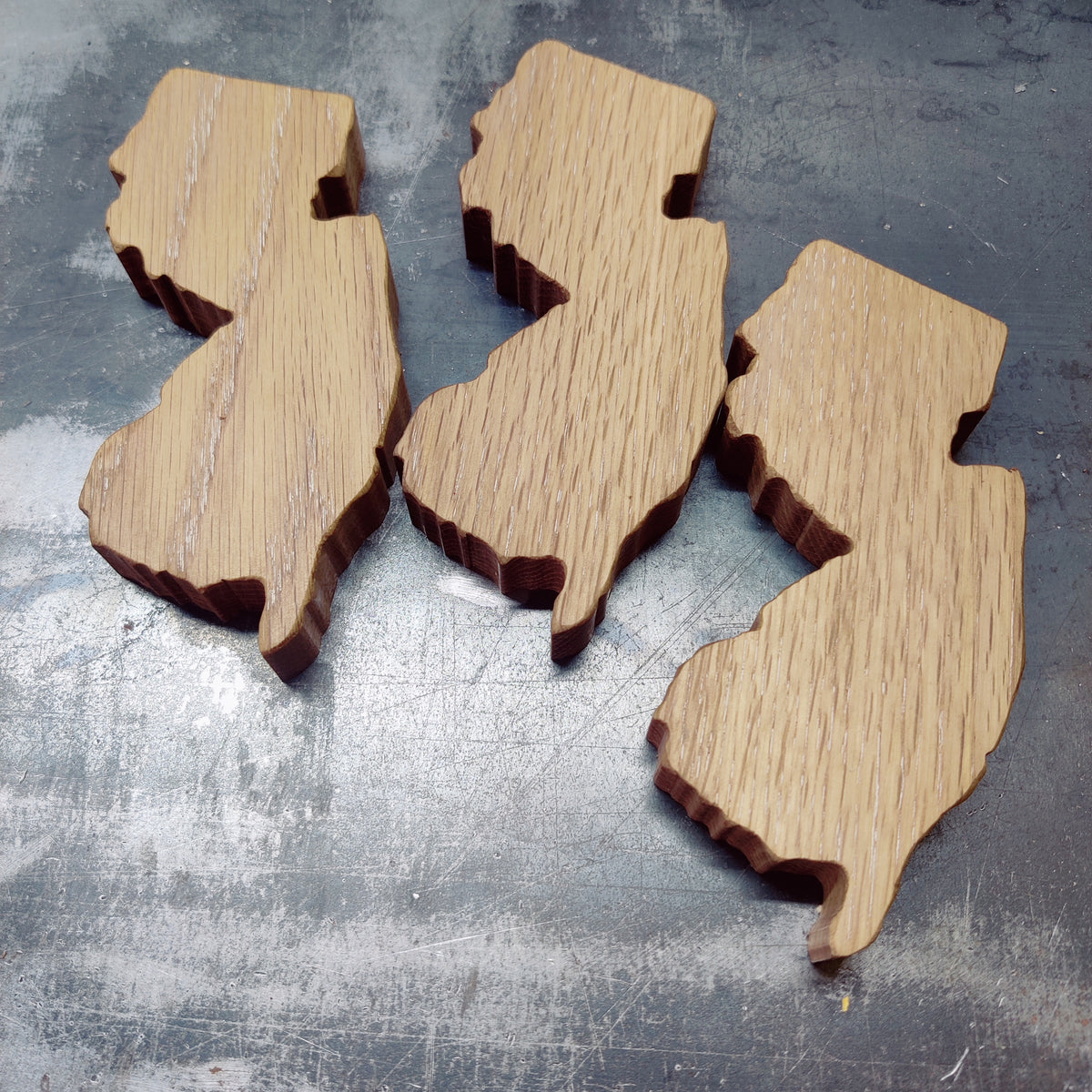 Handcrafted New Jersey Oak Magnetic Bottle Opener