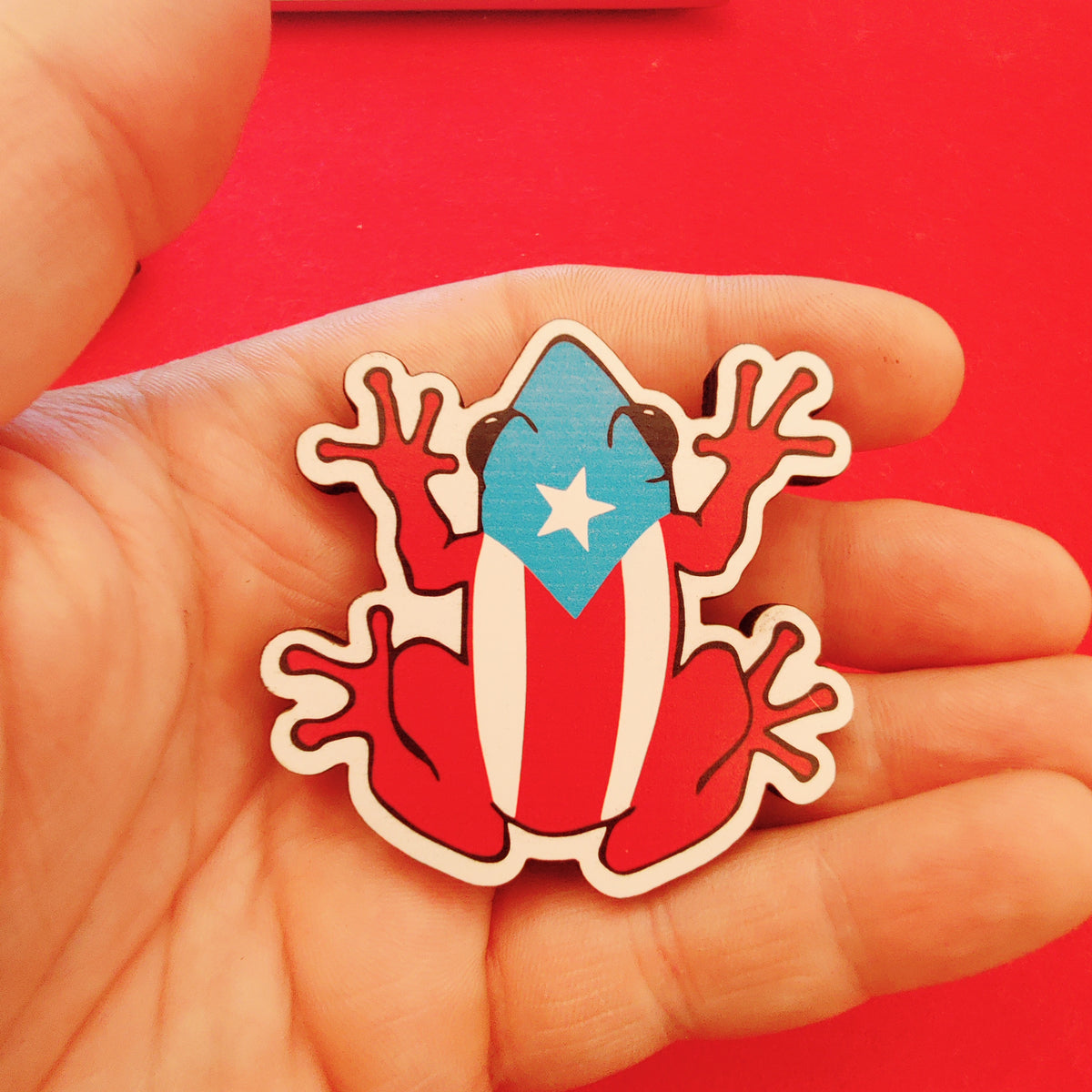 Puerto Rican Wooden Magnets | Handcrafted Reclaimed Wood
