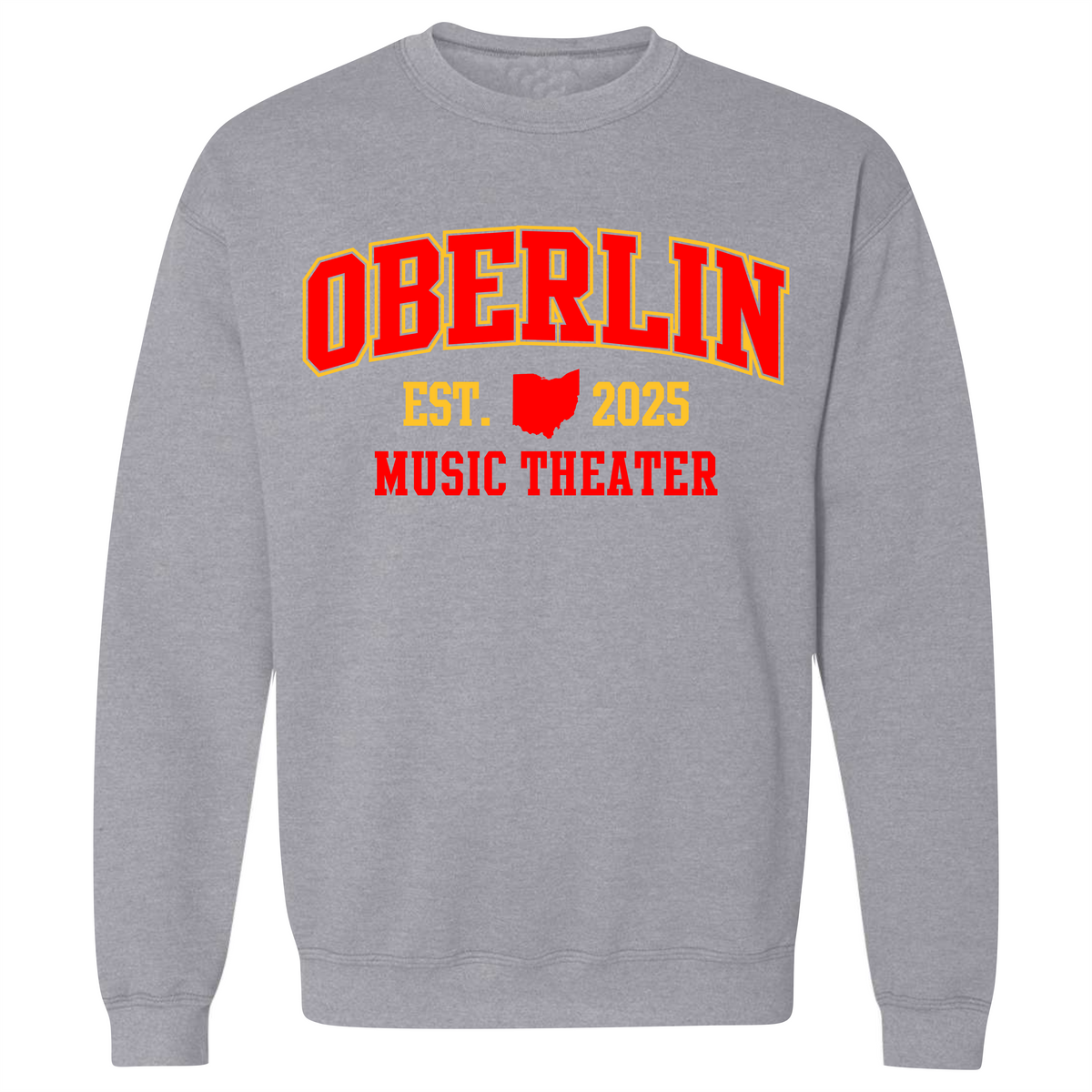 Oberlin Music Theater Varsity Crewneck