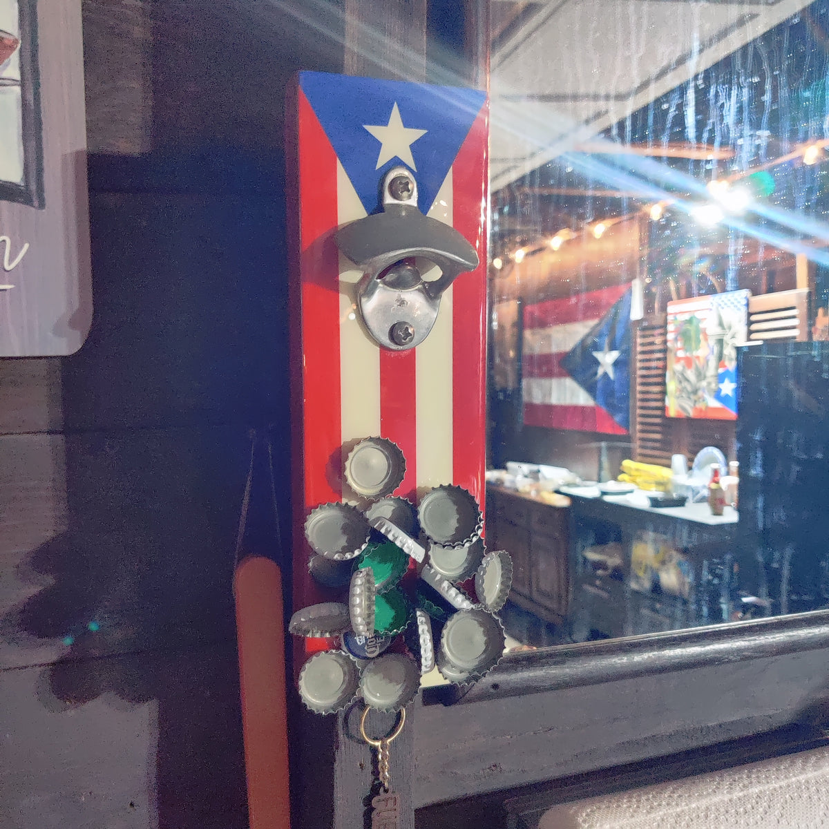 Magnetic Bottle Cap Wall Mounted Bottle Opener