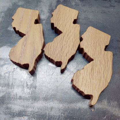Handcrafted New Jersey Oak Magnetic Bottle Opener