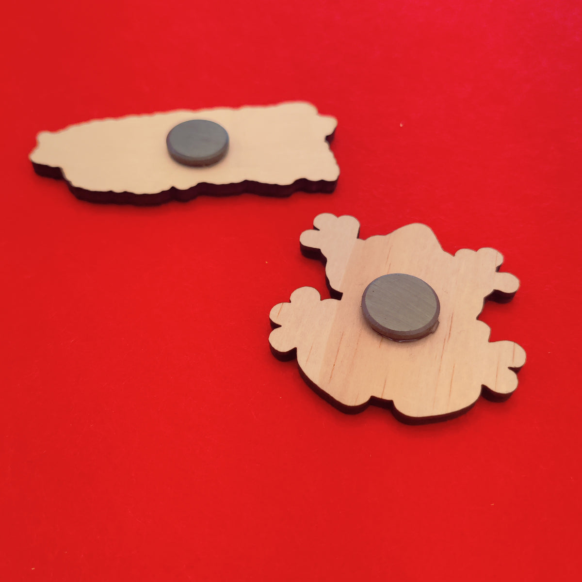 Puerto Rican Wooden Magnets | Handcrafted Reclaimed Wood