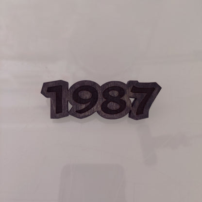Wooden Pin | Classic Pinback – Limited