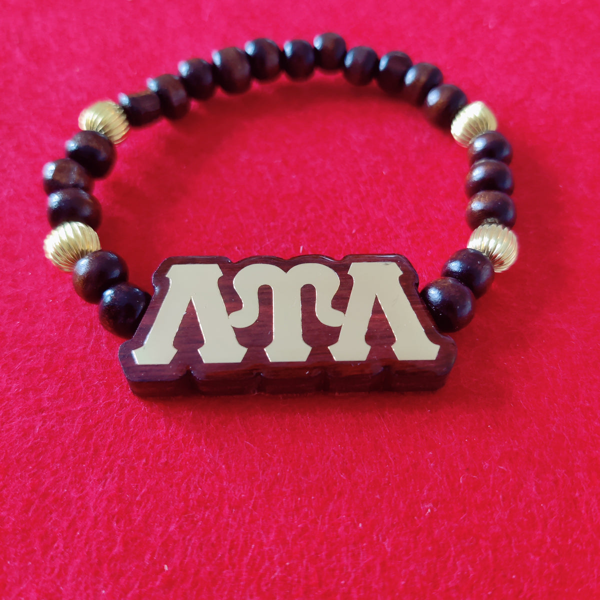 LUL Mirror Gold Letter Bracelet