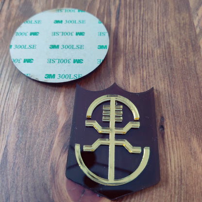 LUL Fraternity Symbol Acrylic Car Emblem