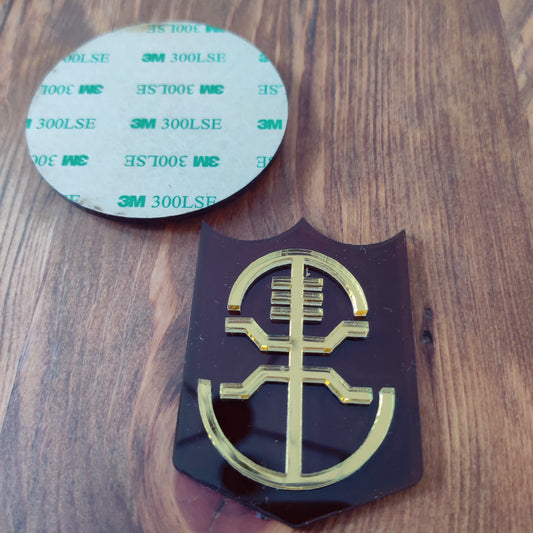 LUL Fraternity Symbol Acrylic Car Emblem