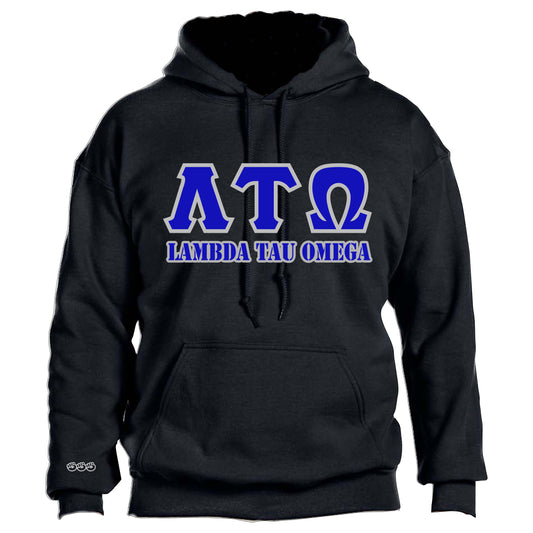 Royal Blue on Grey Letters w/ Org Hood