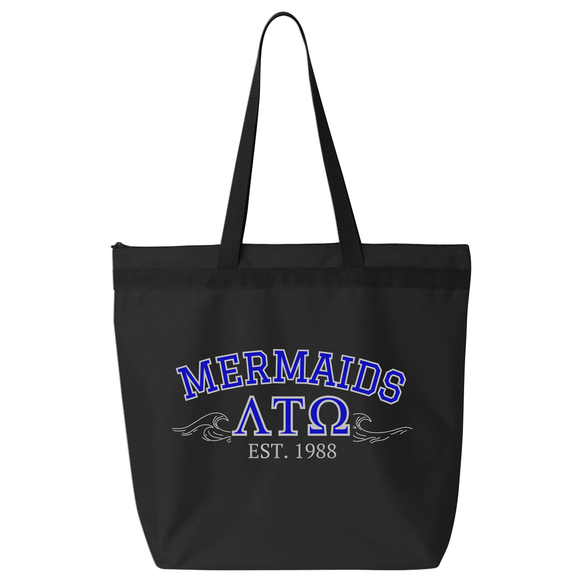 Mermaids Greek Lettered Tote