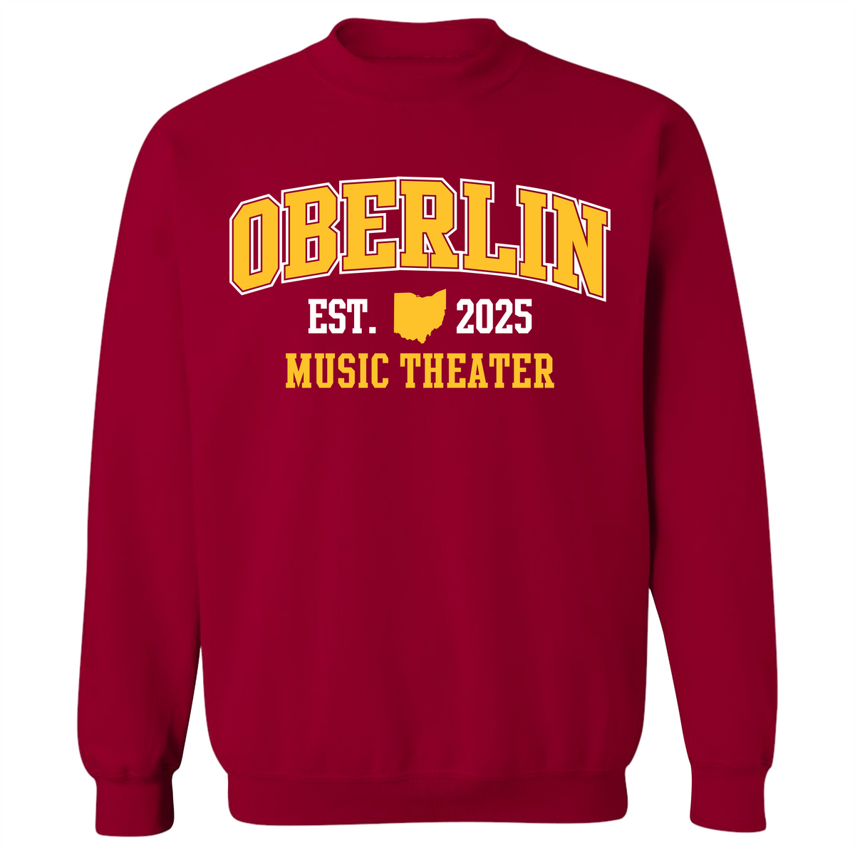 Oberlin Music Theater Varsity Crewneck
