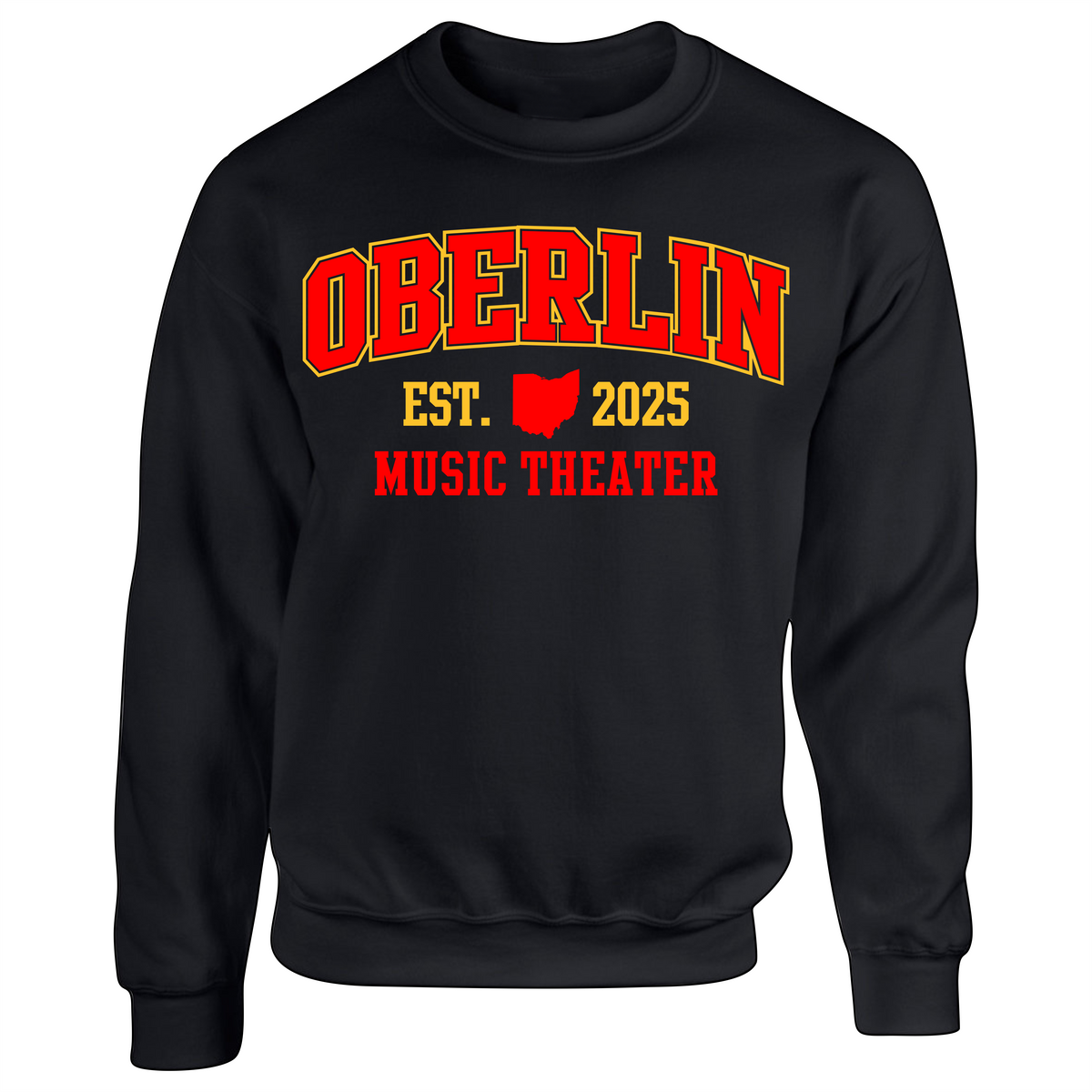 Oberlin Music Theater Varsity Crewneck